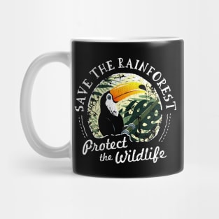 Save the Rainforest Protect the Wildlife – Toucan Mug